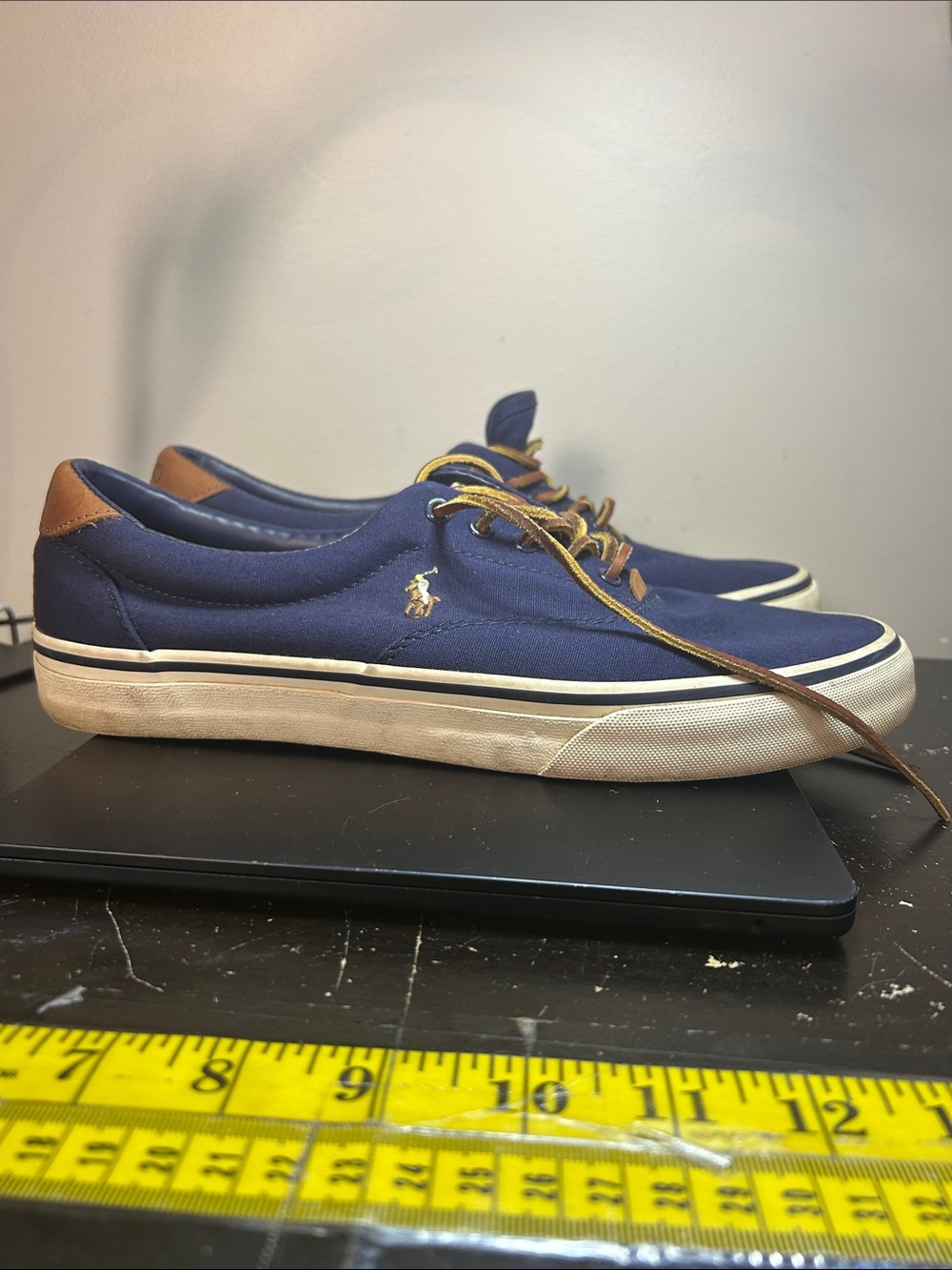 Polo Ralph Lauren Thorton Canvas men’s Low-Top Sneakers navy 9.5